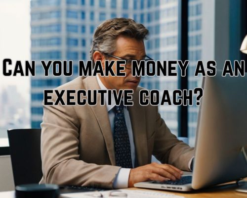 an executive coach having an online meeting with a client