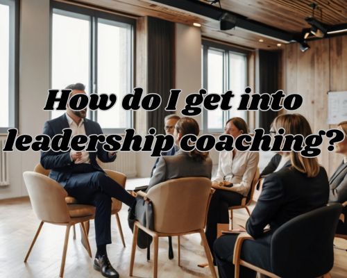professionals getting leadership coaching