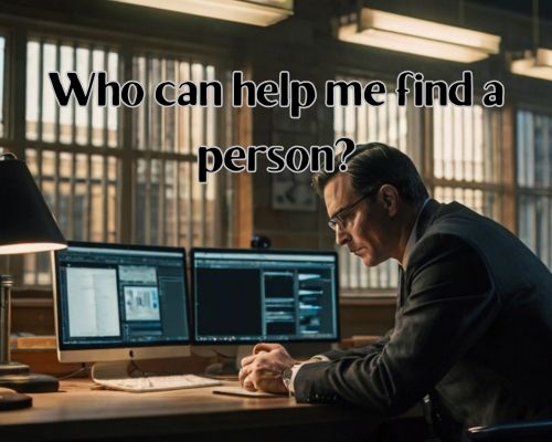 a private investigator finding out a missing person