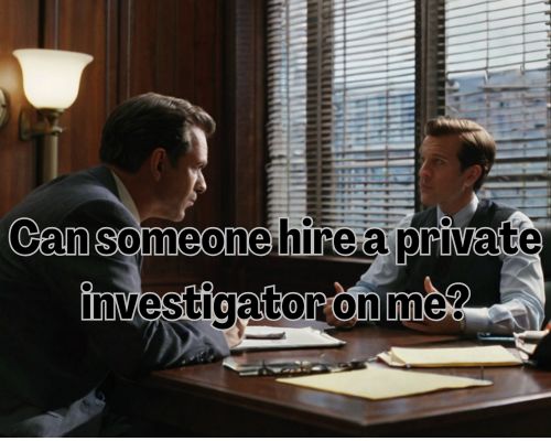 a client talking to a pi to investigate someone