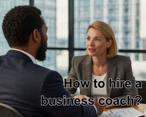 a hired business coach